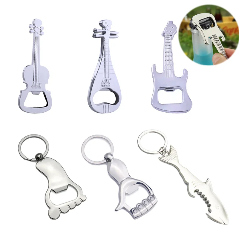 1pcs Hammer Shaped Beer Bottle Opener Portable Keychain Metal Tools Infinity Thanos Gauntlet Soda Glass Caps Remover Openers