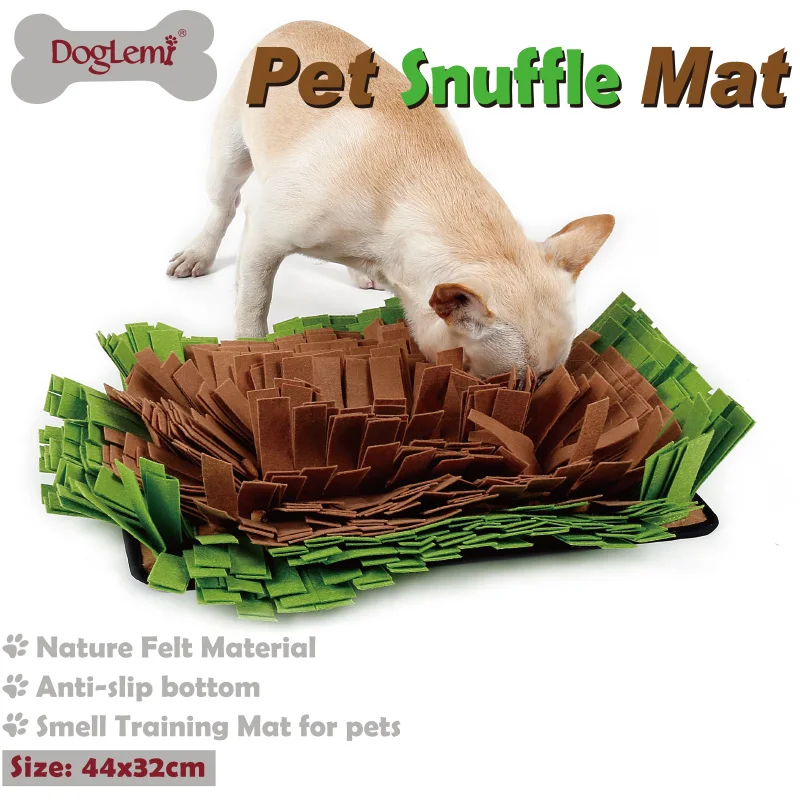 

Doglemi Pet Snuffle Mat Nosework Blanket Dog Training Mats Dog Feeding Mat Yummy Mat Toy Nose Work For Stress Release