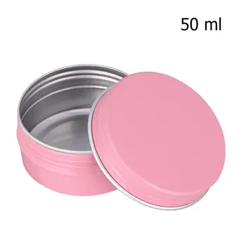 

24Pcs Aluminium Makeup Boxes Cosmetic Sample Holder Ointment Box Empty Makeup Hair Wax Cases