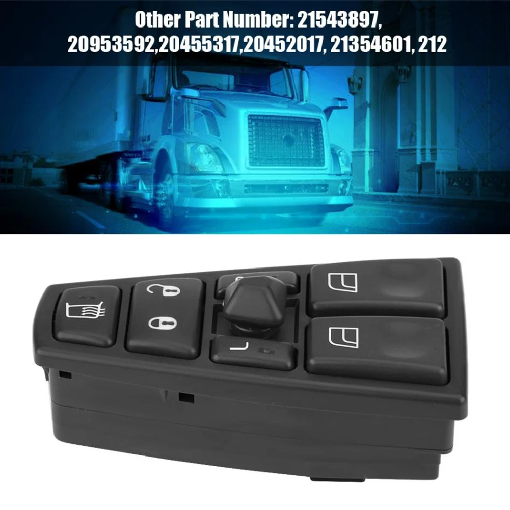 Главный переключатель стеклоподъемника для VOLVO FH12 FH13 FM VNL VNM 20752918 21543897 20953592 20452017 20455317 21354601