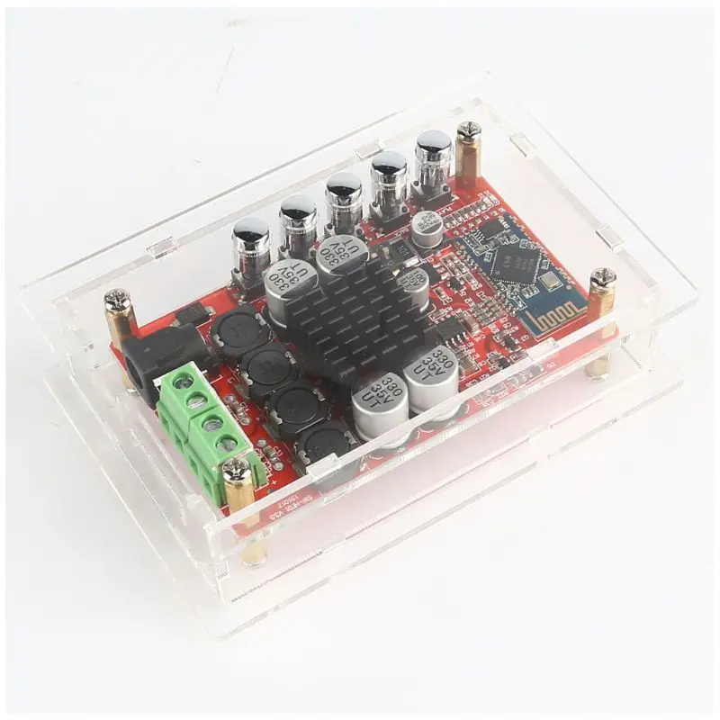 DIY акриловый чехол для TDA7492P Bluetooth 4,0 приемник усилитель платы