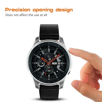

Thin PC Protection Bumper Watch Frame Case Cover For Samsung Galaxy Watch 42mm Shock-proof Precise Cutout Lightweight