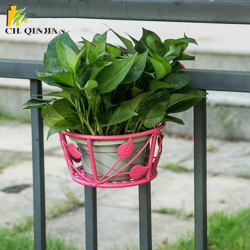 

Hanging Multi-storey Guardrail Suspension Modern Simplicity Flowerpot Shelves Flower Rack