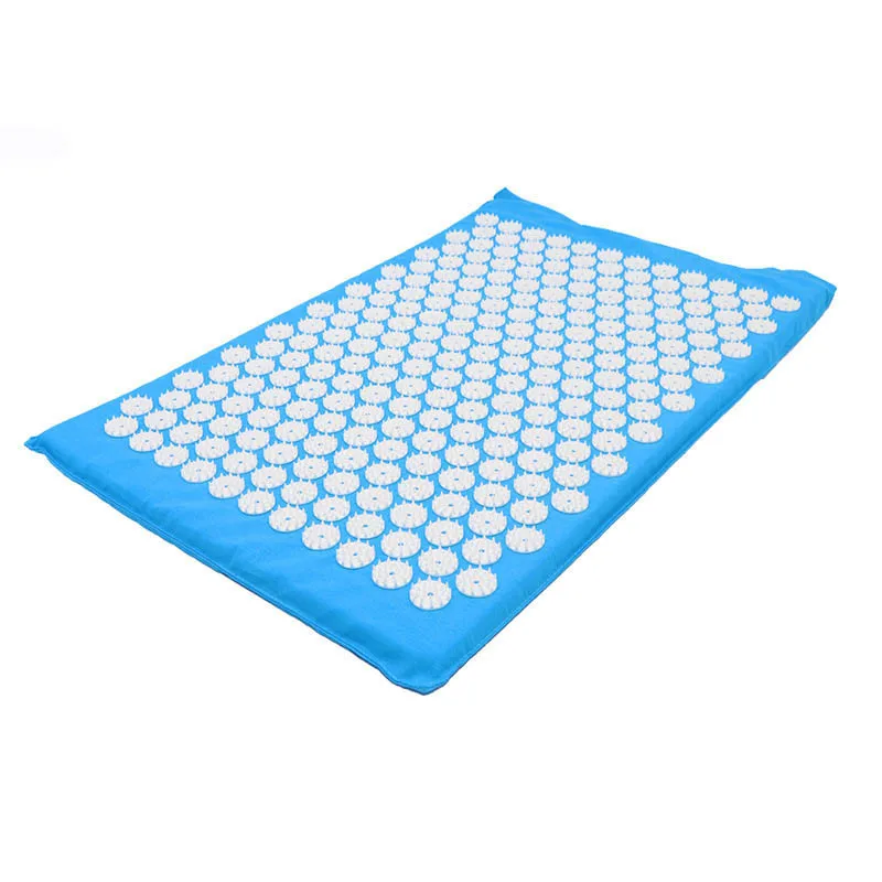 Yoga Mat Fitness Wellness Therapy Body Foot Acupressure Massage Mat Pillow Set Back Neck Massage Cushion Pin Pad Relax Muscles (12)
