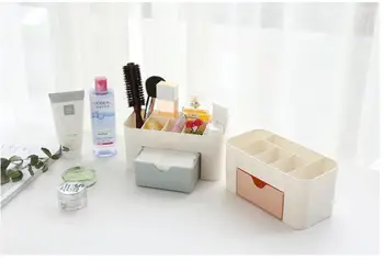 

Cosmetic Storage Box Drawer Desktopplastic Makeup Dressing Table Skin Care Rack House Organizer Container Mobile Phone Sundries