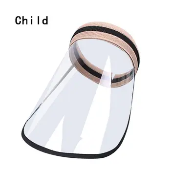 

Adult Child Anti-Droplet Saliva Empty Top Hat Anti-spitting Mask Safety Face Protection Proof UV Protection Mask