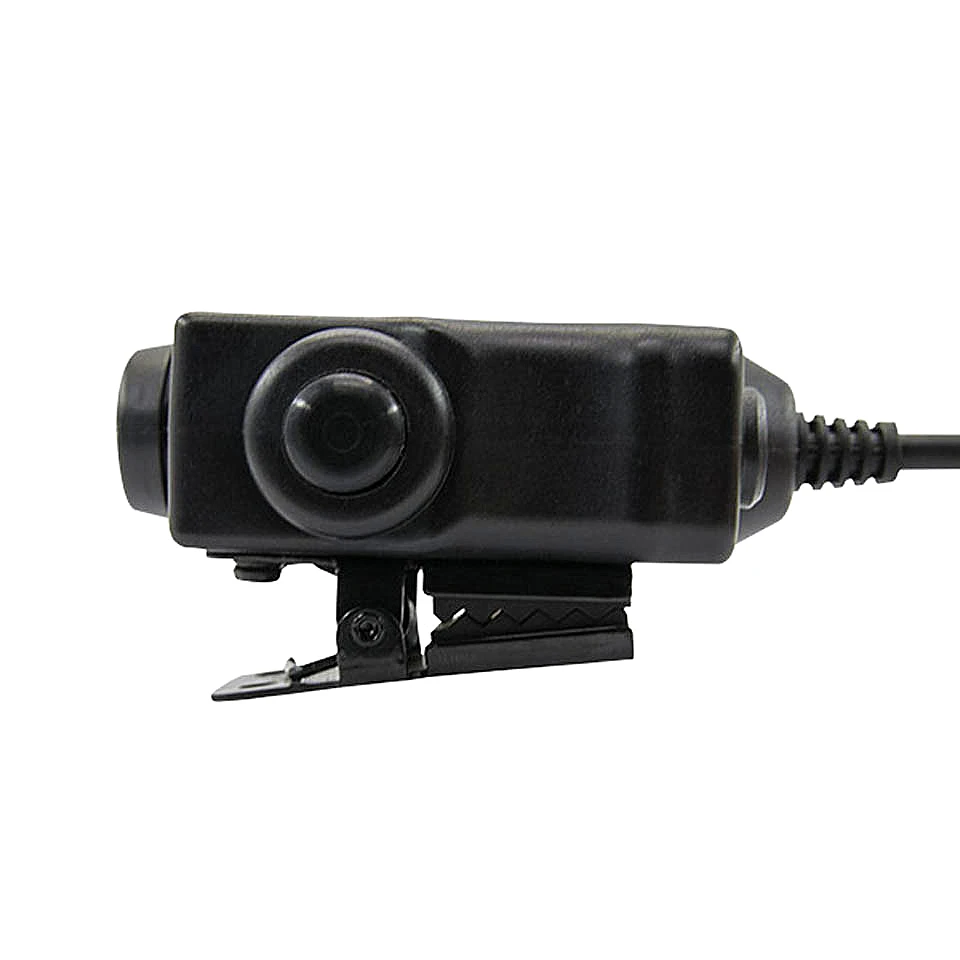 Fone de Ouvido Estender a Linha Adaptador Opsmen Earmor Militar Airsoft Tactical Ptt Kenwood Midland Dedo Botão Combinação M52 11 Estender A Linha Dedo Botão Combinação