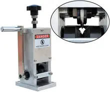 1.5-25mm Wire Stripping Machine Scrap Cable Peeling Hand Crank Stripper for Copper with Drill, Feeding Panel