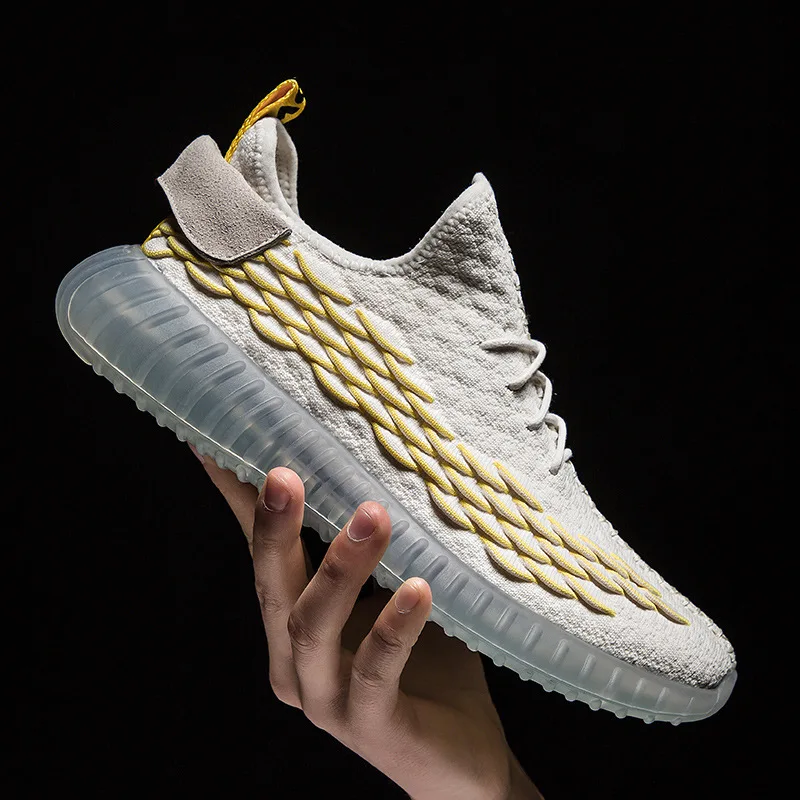 

MEN'S SHOES Summer 2019 New Style Fashion Casual Shoes Old Man Shoes Outdoor Sneakers Lightweight Running Shoes Punched Sheet Cl