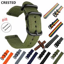 Galaxy watch 46 мм для samsung gear S3 Frontier/classic Active 22 мм ремешок для часов huawei watch Gt amazfit gtr 47 мм/Bip Nato ремешок
