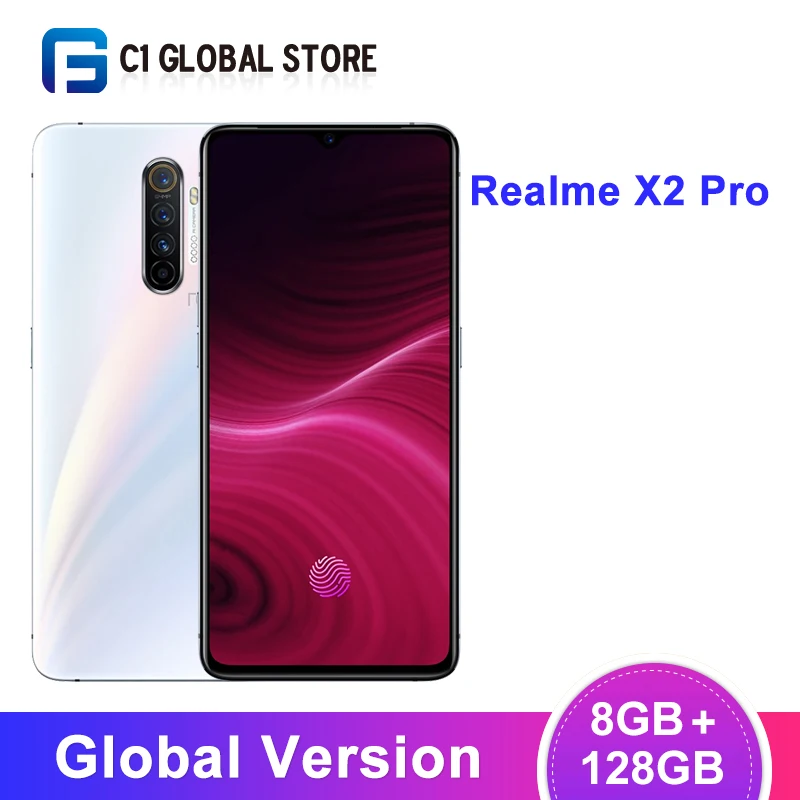 Глобальная версия realme X2 Pro 8 ГБ 128 Гб мобильный телефон Snapdragon 855 Plus 64MP Quad Camera 6 5