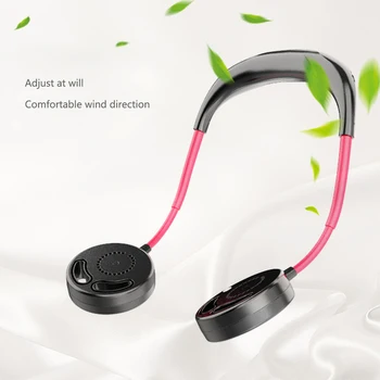 

Portable 2000 mAre USB Mini Fan Neck Fan Rechargeable Small Portable Sports Fan with Desk Hand Air Conditioner cooler