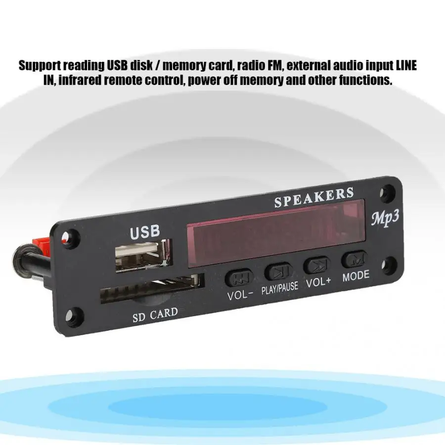 Инфракрасный пульт дистанционного управления Bluetooth модуль MP3 WMA WAV FLAC APE музыкальный декодер