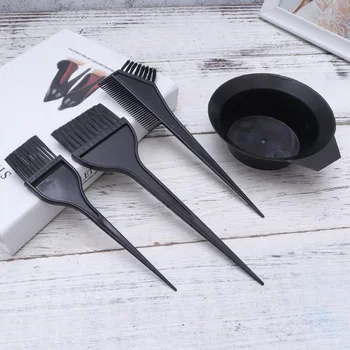 

3 Set Hair Coloring Tool Professional Home DIY Hair Tinting Tools Kit Hairdressing Dyeing Tool Black