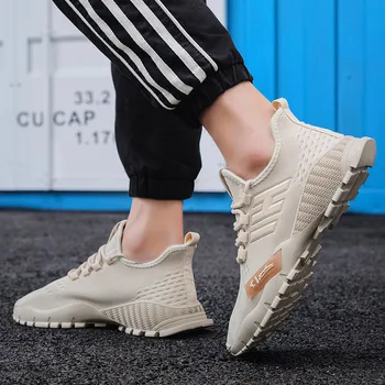 

Men's Casual Shoes Summer thick bottom breathable mesh men's shoes reflective sneakers Tenis Masculino Fashion Zapatos De Hombre