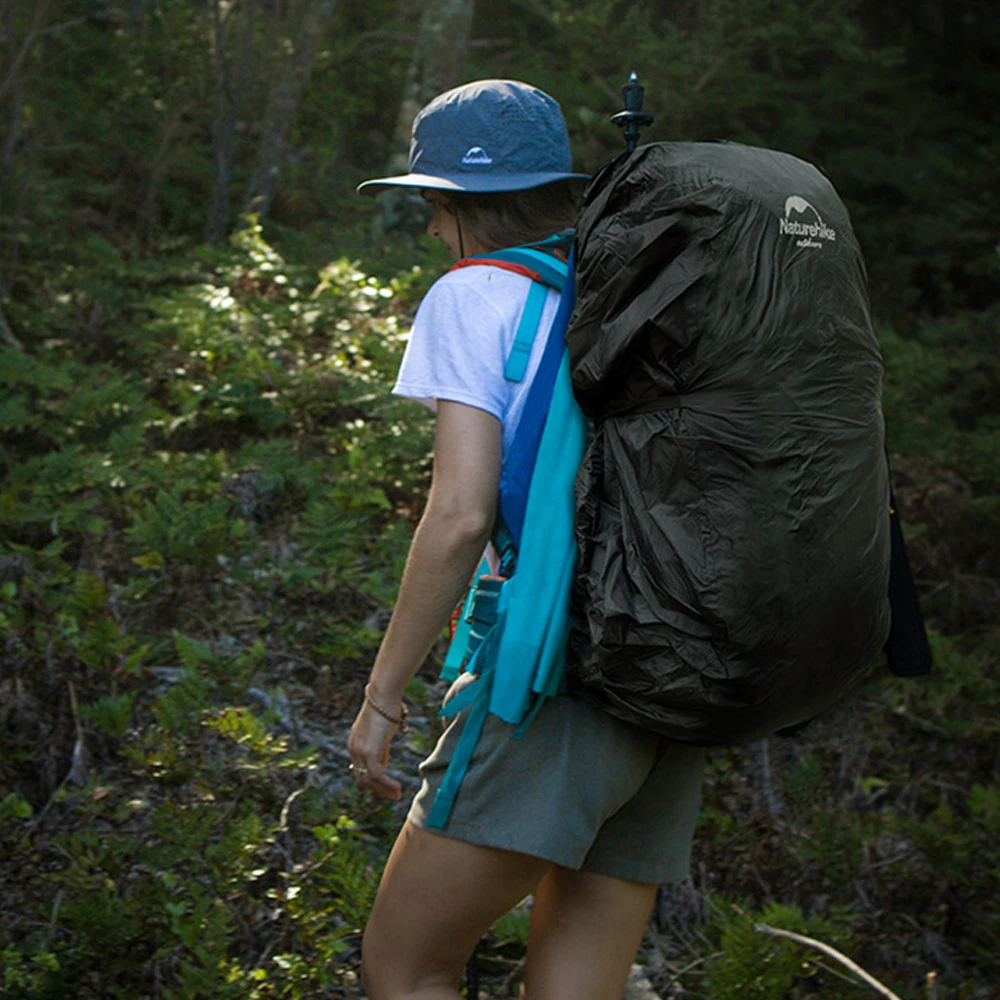 Naturehike регулируемый нейлоновый рюкзак дождевик водонепроницаемый дождевик Портативный Сверхлегкий наплечный защитный наружный походный 35-75L
