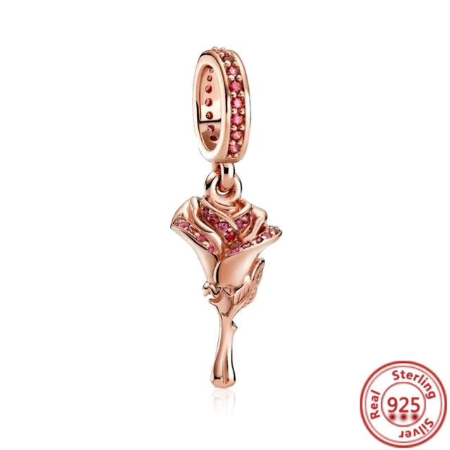 Rose Gold Fit Pandora Charm Bracelets 