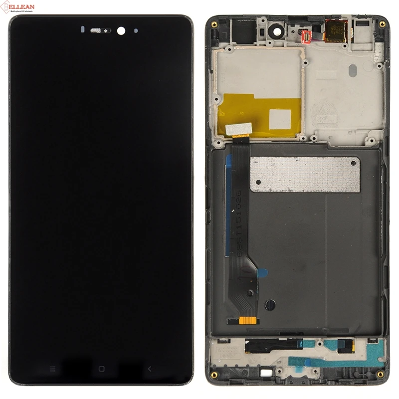 HH mi 4C ЖК-дисплей для Xiaomi mi 4c дисплей с сенсорной панелью экран дигитайзер сборка mi 4C ЖК-дисплей с рамкой+ Инструменты - Цвет: Black With Frame
