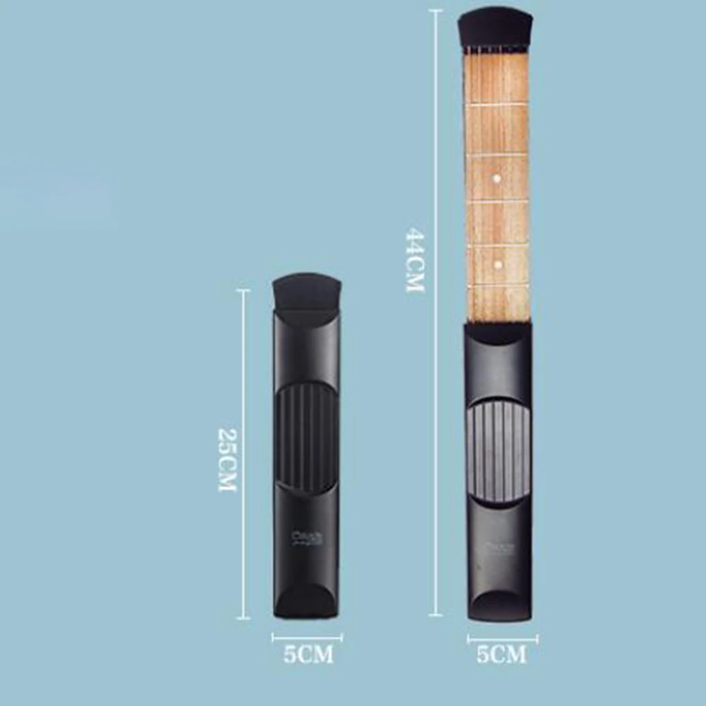 6 Fret Pocket Guitar Bass Travel Gift Musical Instruments Beginner Practice Tool for Beginners Kids 6 Fret Pocket Guitar Bass Travel Gift Musical Instruments Beginner Practice Tool for Beginners Kids