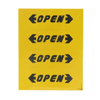 

Car Door Safety Reflective Stickers Open Reflective Stickers Door Prompt Warning Stickers 4pcs/set