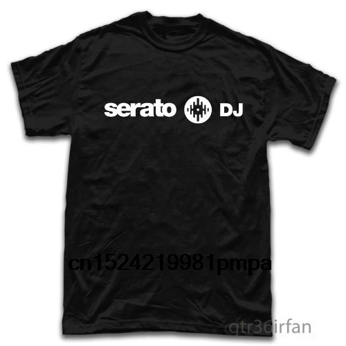 Funny Men t shirt white t-shirt tshirts Black tee Serato DJ Tee Shirt Mens Round Neck Short Sleeves Bottoming T-shirt | Мужская одежда