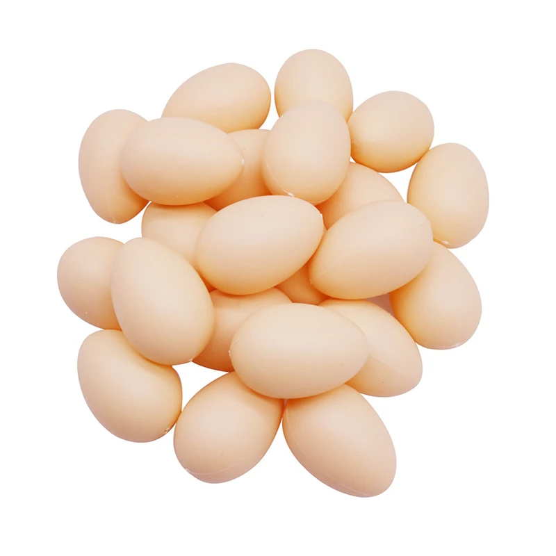 5Pcs Fake Eggs Plastic Joke toy Farm Chicken Nesting Hen Hatching Popular New 