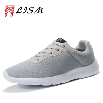 

Unisex Lace Up Outdoor Shoes Trekking Mesh Running Shoes Men Casual Comfortable Light Sport Shoes Men Sale Sneaker Free Shipping