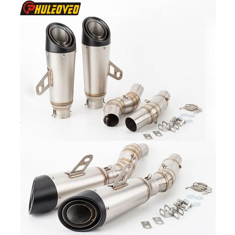Motorcycle Exhaust System Link Pipe for Kawasaki 2010-2020 Z1000 Z1000SX NINJA 1000 Exhaust Muffler Link Pipe Connect Mid Pipe