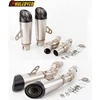 Motorcycle Exhaust System Link Pipe for Kawasaki 2010-2020 Z1000 Z1000SX NINJA 1000 Exhaust Muffler Link Pipe Connect Mid Pipe