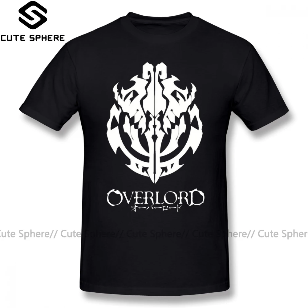 Футболка Overlord футболка с эмблемой гильдии аниме Ainz Ooal коротким рукавом и
