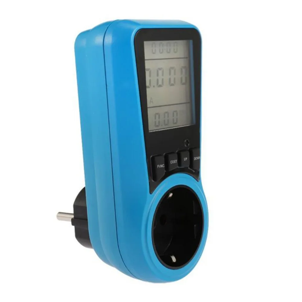 KWE-PMB05 розетка цифровой Напряжение ваттметр Потребляемая мощность ватт счетчик энергии AC анализатор электроэнергии монитор