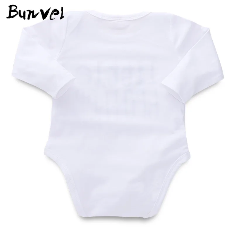 Bunvel/комплект одежды из 3 предметов, комплект одежды для детей, одежда с длинными рукавами для новорожденных девочек Комбинезон, боди+ штаны+ шапка, комплект