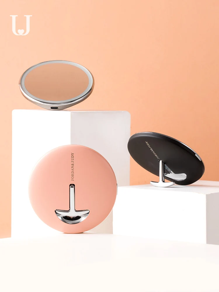 Preise Xiaomi HD Make Up Spiegel mit LED Farbe Blau Licht Kosmetik Spiegel Mini Tragbare Touch Control Sensing Spiegel Für Schönheit Make Up