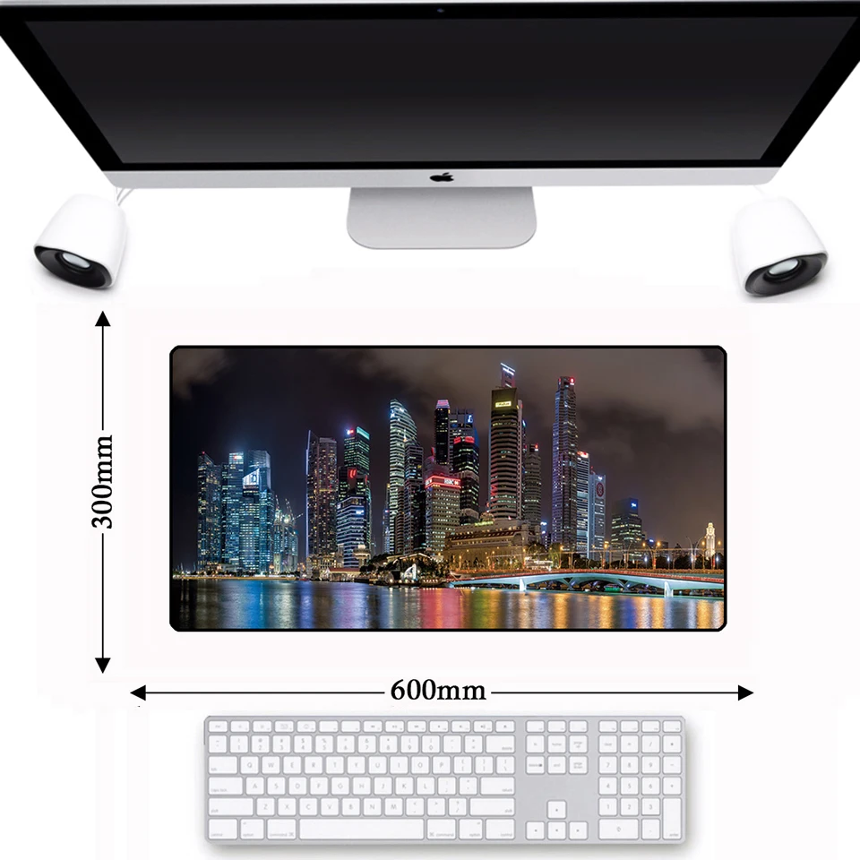 Ноутбук с блокировкой скольжения Edge Keyboard600* 300 мм компьютерный коврик для мыши ноутбук офисный стол ПК игровая игра геймерские мыши коврик для мыши коврик