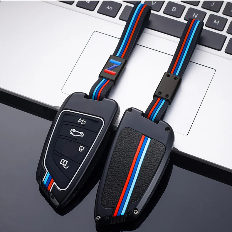 Nuova copertura della cassa chiave dell'automobile in lega colorata per Bmw F20 G20 G30 X1 X3 X4 X5 G05 X6 accessori supporto per auto-Styling protezione Shell 21 Nuova copertura della cassa chiave dell'automobile in lega colorata per Bmw F20 G20 G30 X1 X3 X4 X5 G05 X6 accessori supporto per auto-Styling protezione Shell - H0ae19f6141884f73943dda8b64ce637es