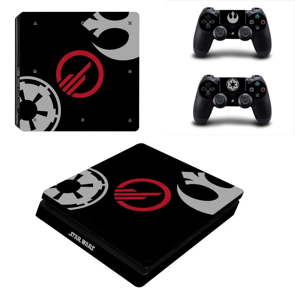 YSP4S-1800 Star Wars PS4 Slim sticker s PS 4 Play station 4 Slim виниловые наклейки для playstation 4 Slim консоли и контроллера - Цвет: YSP4S-1800
