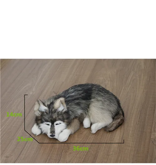 Lifelike Animal Plush Spotted Dog Toy Stuffed Simulation Golden Retriever Pet Animal Dog Decoration Gift 35x25x14cm DY80046