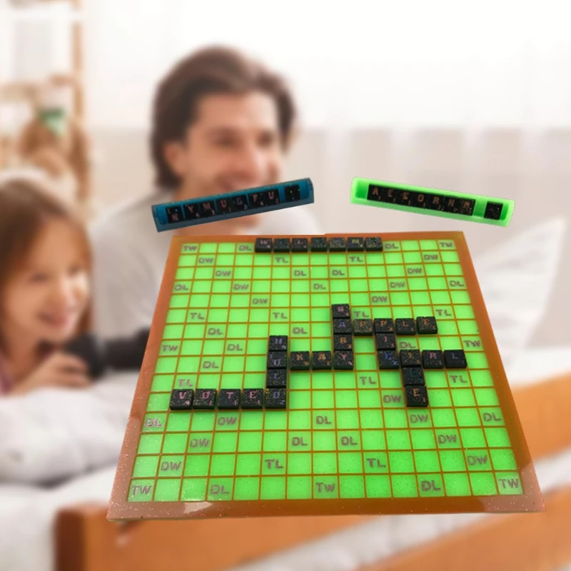 Игра с буквами оригинальная настольная игра надписями игра-головоломка для