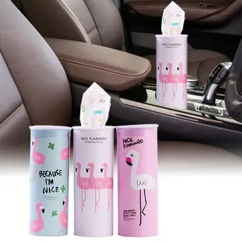 

Cartoon Facial Tissue Fragrance-free 3-layers Soft Paper Towel Cylinder for Home Car Kitchen Cleaning