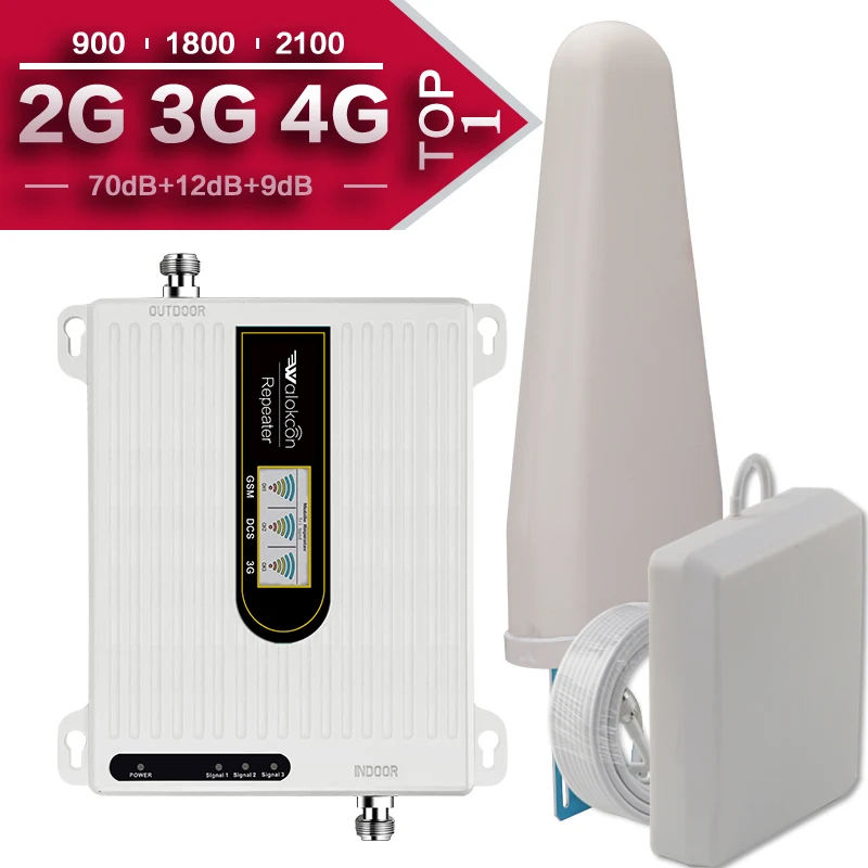2G 3G 4G Triple band Cell Phone Signal Booster