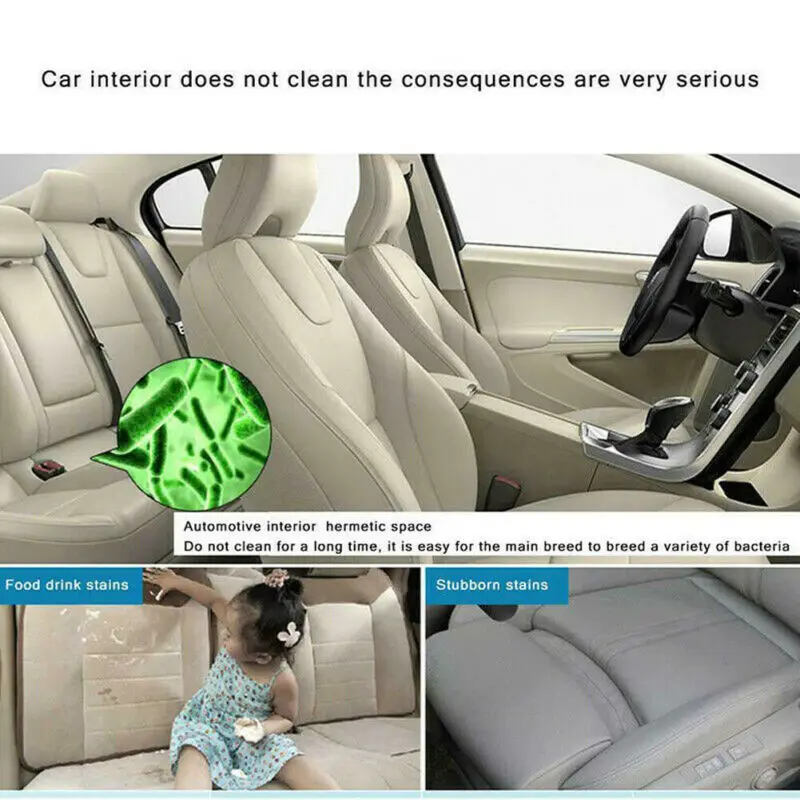 New 200ML Multi-functional Car Interior Cleaner for Stains Leather Fabric Car Interior Foam Cleaning Remove Grime