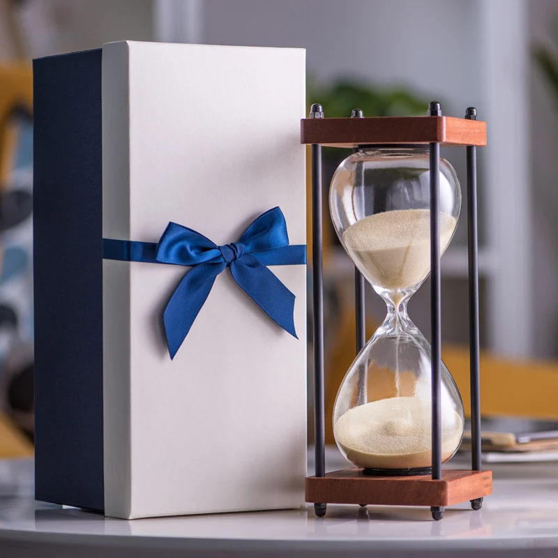 New Birthday Gift Creative Gift To Boyfriend Hourglass Timer Children's Home Furnishings DIY Sand Hourglass Decorative Household - Цвет: Фиолетовый