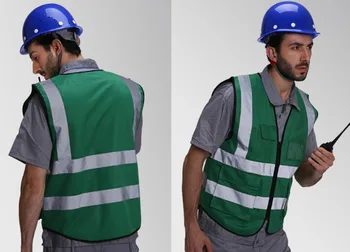 

New Hot Sale Hi-Vis Visibility Security Work Two Tone Reflective Safety Waist Coat