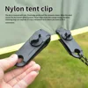 10pcs Tarpaulin Clip Quality Durable Awning Tent Lashing Buckle Outdoor Camping Awning Hook Windproof Rope Barb Clip ► Photo 2/6