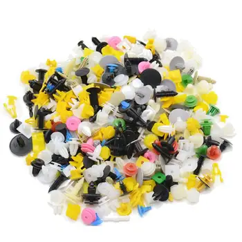 

100/200PCS Universal Mixed Auto Fastener Vehicle Car Bumper Clips Retainer Fastener Rivet Door Panel Fender Liner car accessorie