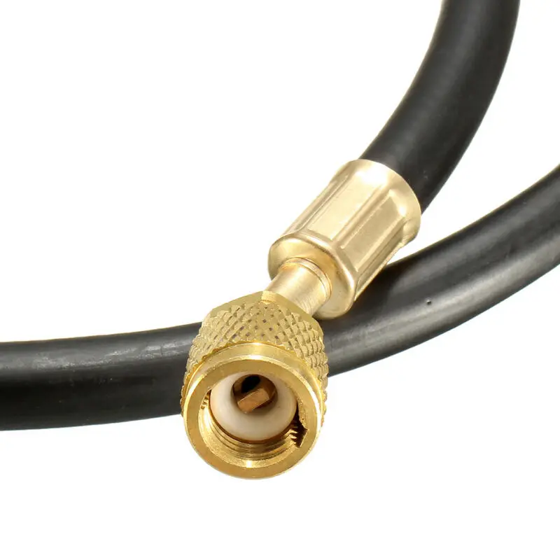 

36inch 3ft AC 800PSI Refrigeration Charging Hose Guage HVAC 1/4 SAE R410a R134a