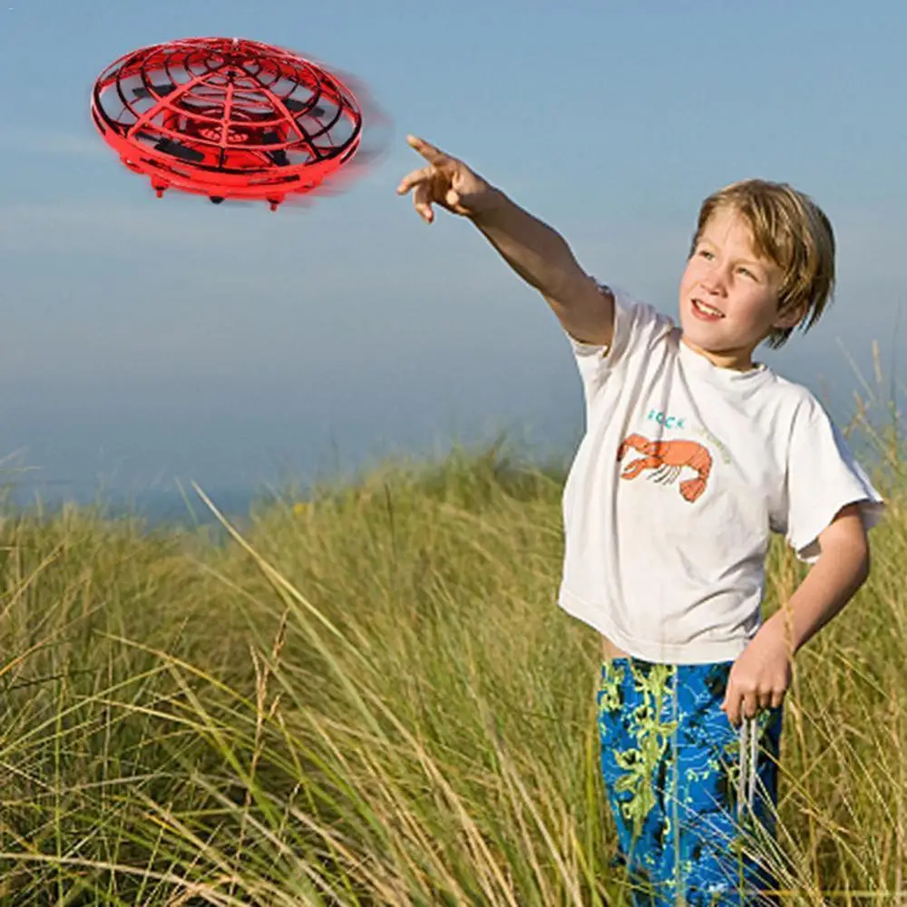 НЛО анти-столкновения Летающий вертолет RC шар НЛО самолет Мини Волшебная Рука зондирования индукционный Дрон НЛО электрические игрушки детские игрушки