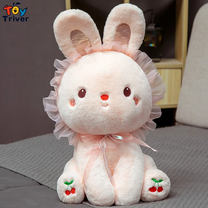 Kawaii Rabbit Bunny Plush Toys Triver Plushies Stuffed Animals Doll Baby Kids Girls Children Birthday Gift Home Room Decorations | Игрушки и