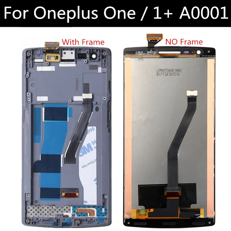 5 &quotЖК-дисплей для Oneplus One Plus 1 + A0001 ЖК-дисплей Дисплей кодирующий преобразователь