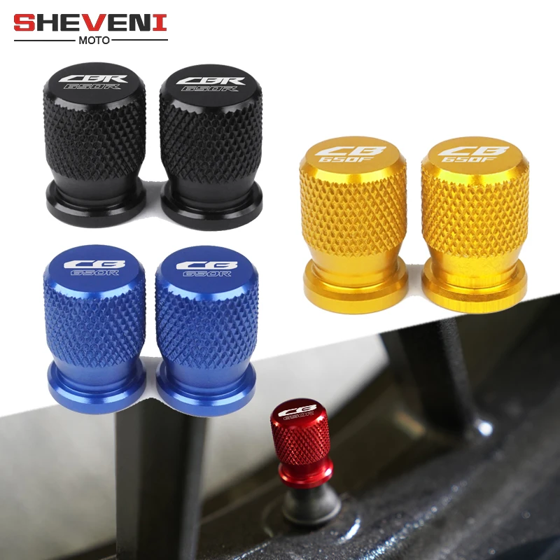 

For Honda CB 650R 650F CBR 650R CB650R CB650F 2014-2020 Motorcycle CNC Accessorie Wheel Tire Valve Stem Caps CNC Airtight Covers